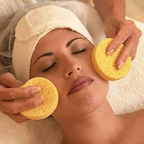 (12 Pcs)Compressed Facial Sponge Face Cleansing Sponge (random color) View Gallery - Pakistan