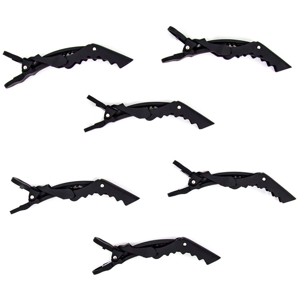 (Pack Of 6) Professional Hair Sectioning Crocodile Hairdressing Clips For Women View Gallery - Pakistan