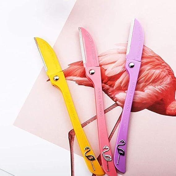 Pack Of 3- Feather Flamingo Facial Razor for Face View Gallery - Pakistan