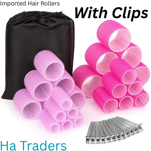 Magic Hair Roller Self-Grip Holding Rollers Hairdressing Curlers Hair Design Sticky Cling Style (12 Pcs) (random color)