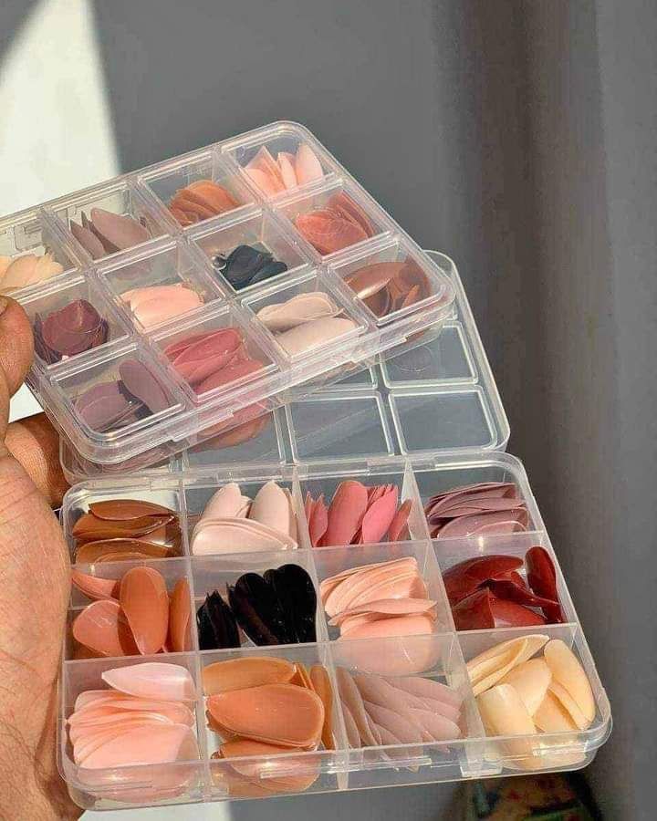 144 PCs Nails box Artificial Nails Pack View Gallery - Pakistan