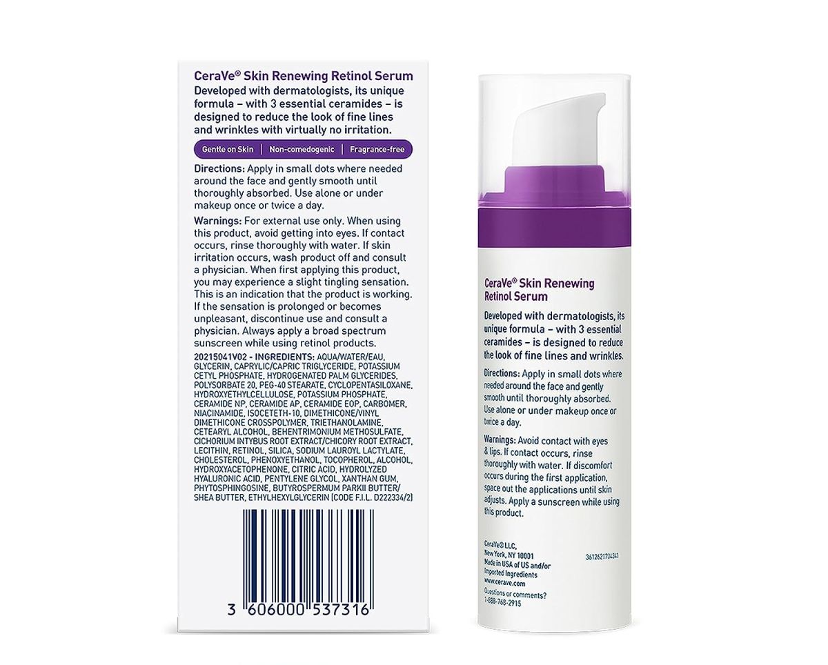 Cerave Skin Renewing Retinol Serum 30ml View Gallery - Pakistan