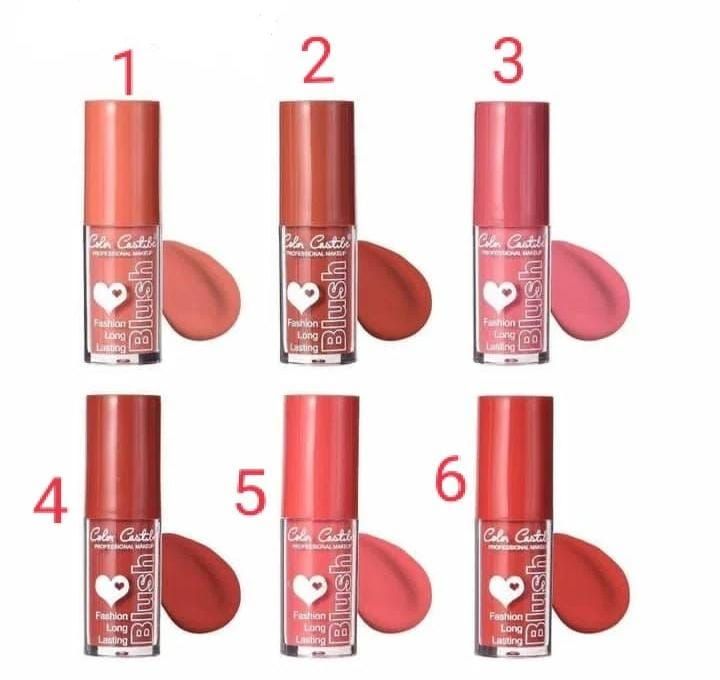 (Pack of 2 ) Color Castle High Pigment Liquid Blush View Gallery - Pakistan