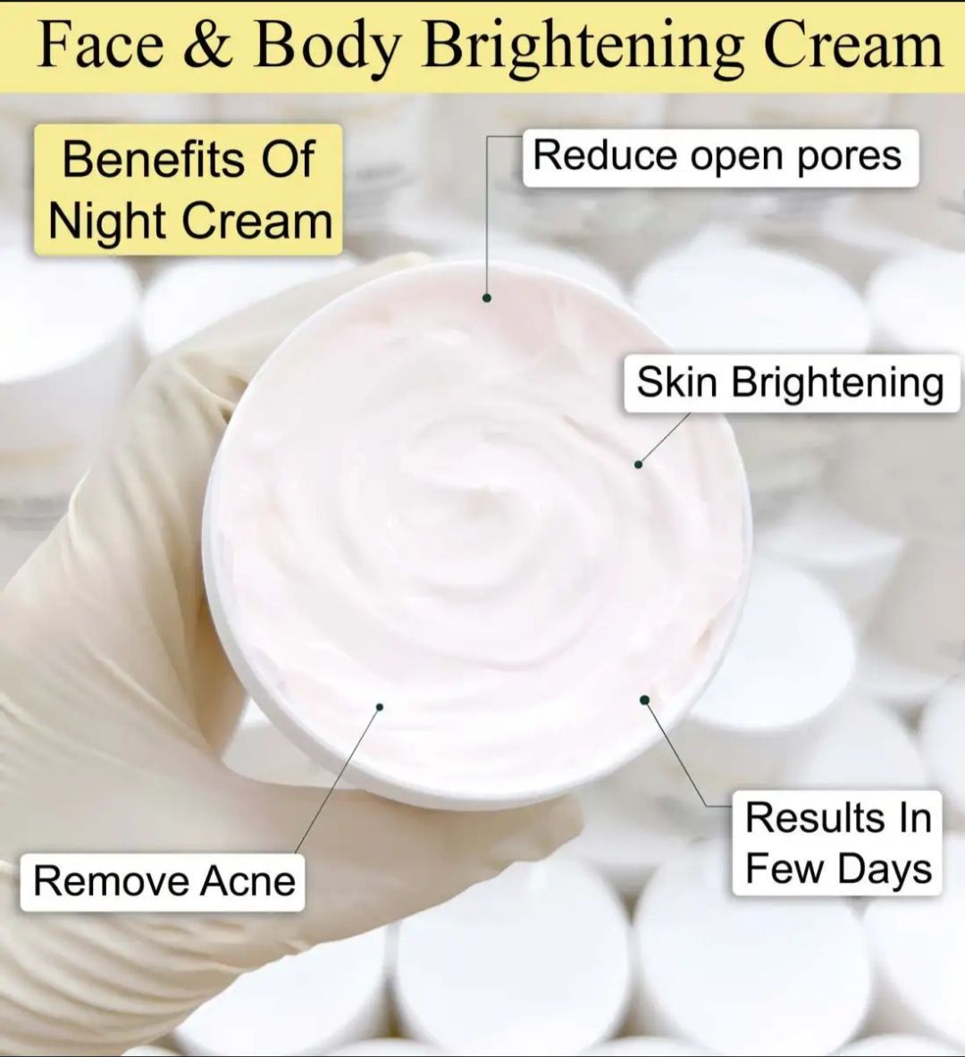 Whitening &amp; Anti Aging Night Cream View Gallery - Pakistan