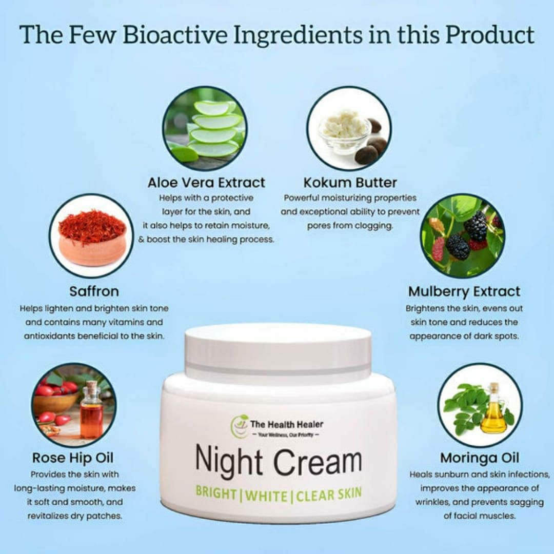 Whitening &amp; Anti Aging Night Cream View Gallery - Pakistan