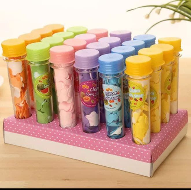 Travel Flower Paper Soap (Random color) View Gallery - Pakistan