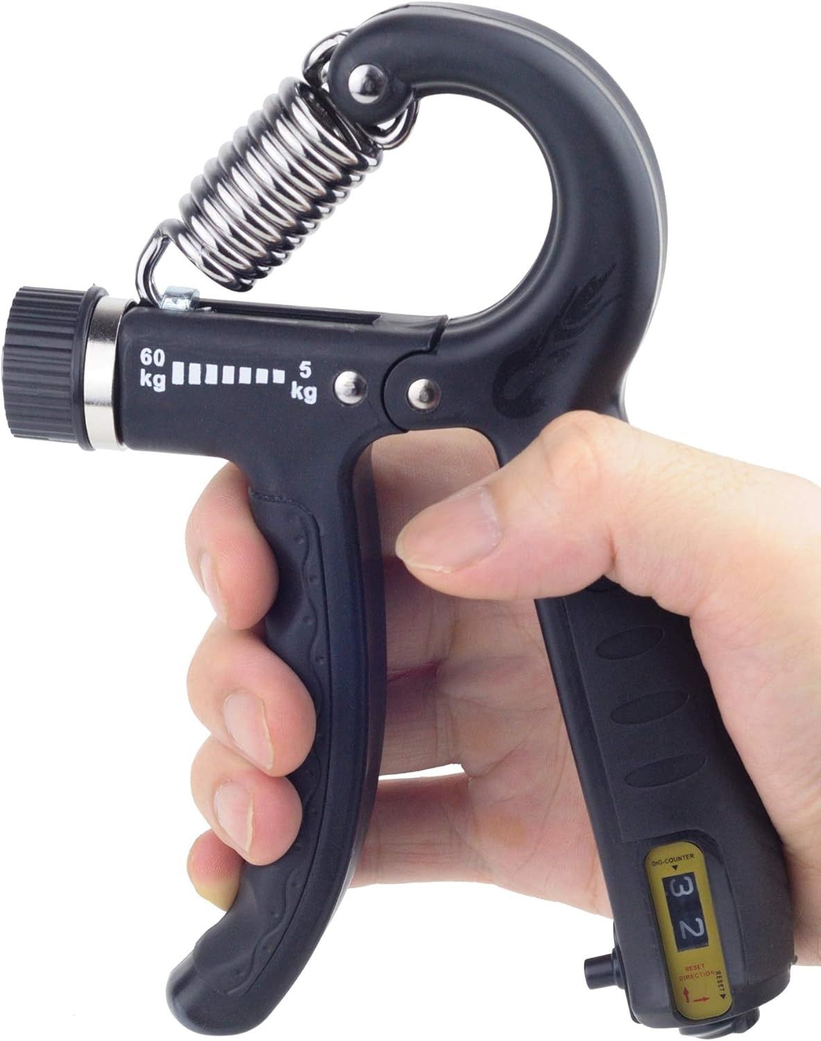 Hand Grip Strengthener Adjustable Resistance Wrist Strengthener Forearm Gripper Hand Workout Squeezer Grip Strength Trainer (Random colour) View Gallery - Pakistan