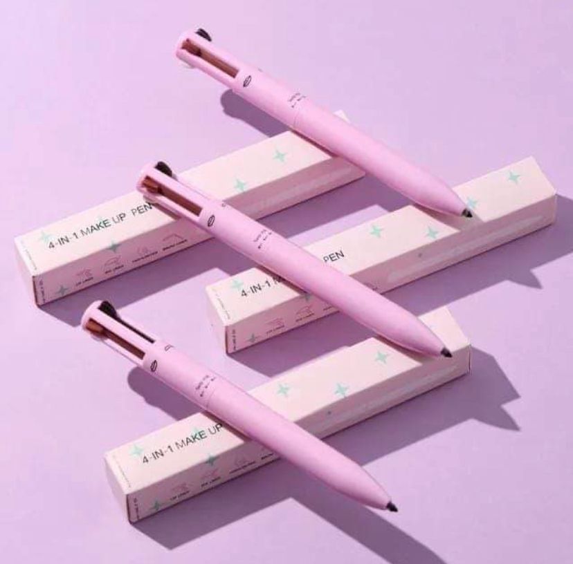 Eye ShadowLiner Combination 4 In 1 Makeup Pen Multifunctional Cosmetics Ballpoint Pens Waterproof Eyeliner Eyebrow Pencil Long lasting Highlighter Stick View Gallery - Pakistan
