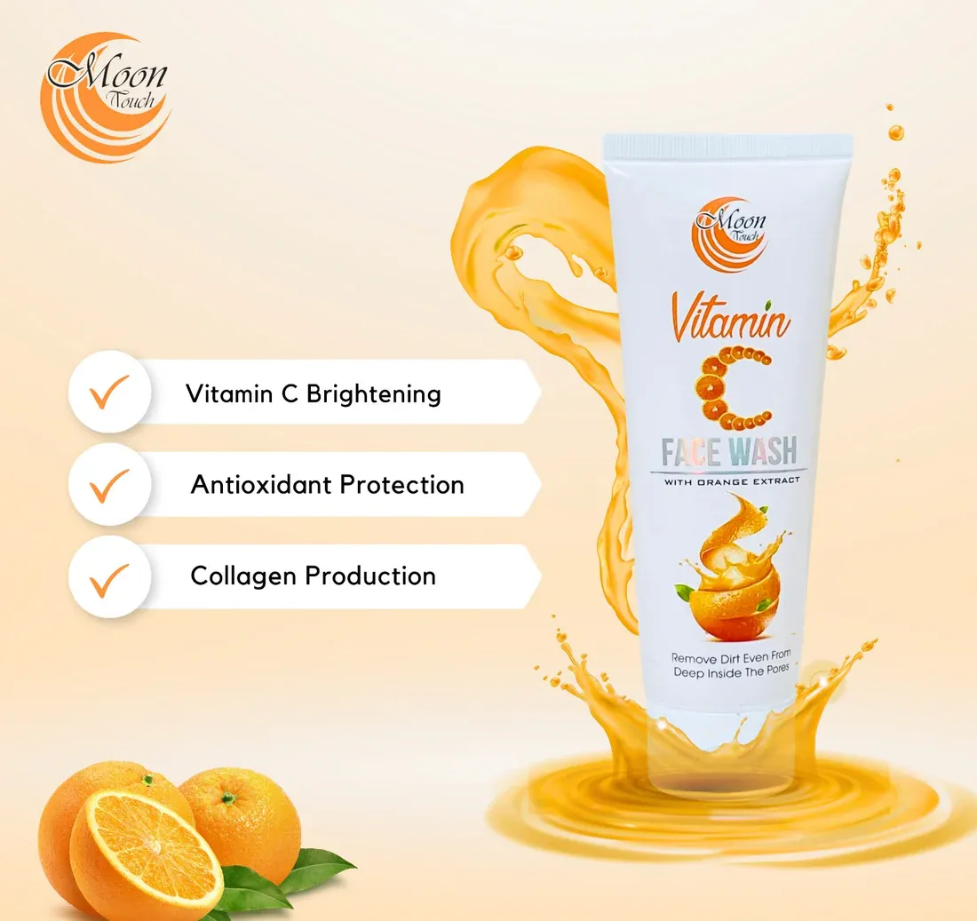(pack of 2 )Vitamin C Face Wash + Vitamin C Face Serum View Gallery - Pakistan