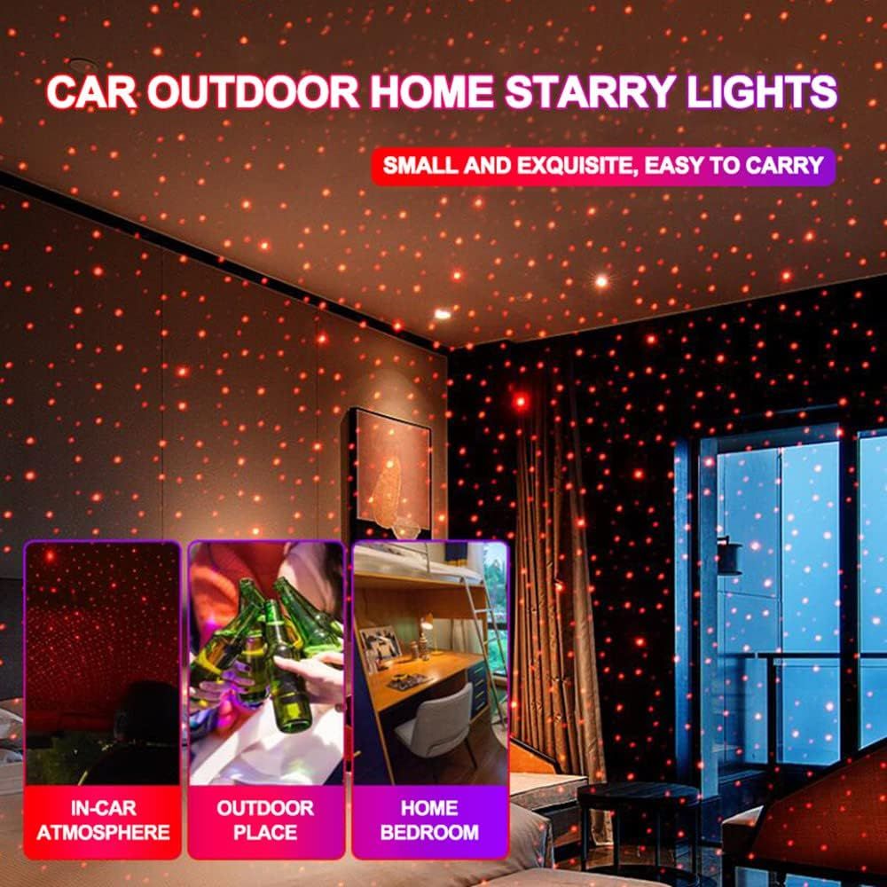 Led Galaxy Star Light | Starry Laser Projector Night Light For Home &amp; Car Roof Decoration View Gallery - Pakistan
