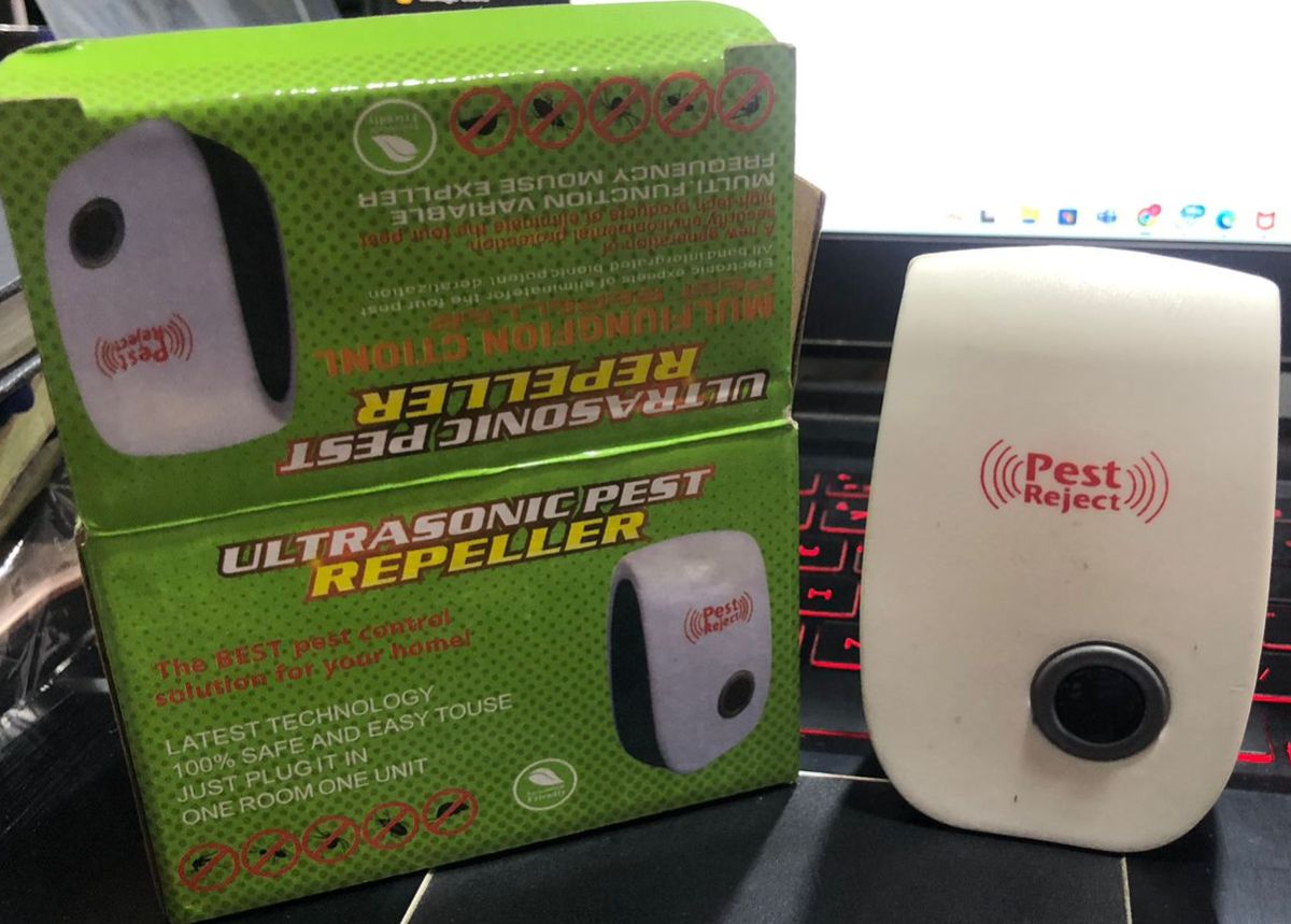 Electronic Ultrasonic Anti Insect Mosquito Pest Reject Mouse Killer (random color) View Gallery - Pakistan