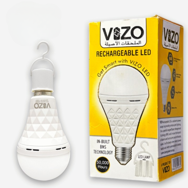 AC/DC LED Emergency Bulb – 15W (Auto-Charging + Dual Mode) | Best Quality Light Bulb | Bulb For Home &amp;amp; Office - Rechargeable Bulb