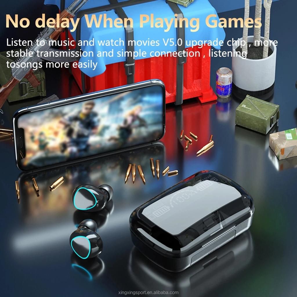 M10 Wireless Bluetooth Earbuds &amp; Headphones Bluetooth Earphones View Gallery - Pakistan