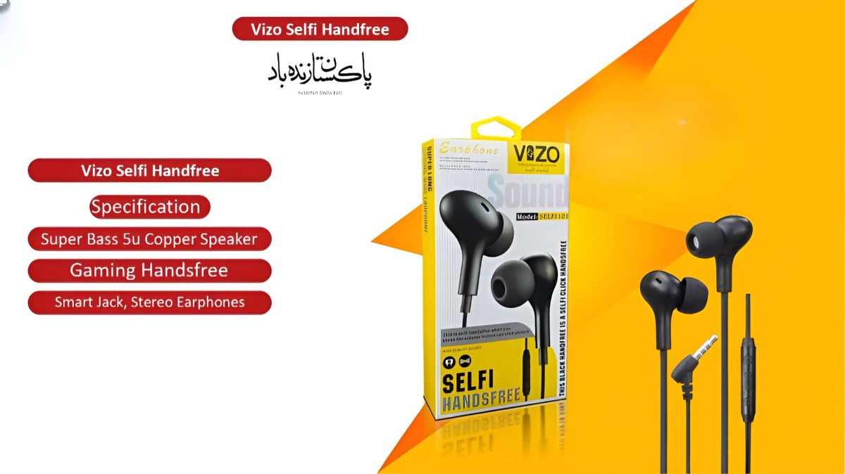 Selfi Gaming Handsfree | EarPhones for Mobile Phone | Best Quality Hands-Free For Mobile | Hand-Free For Android View Gallery - Pakistan