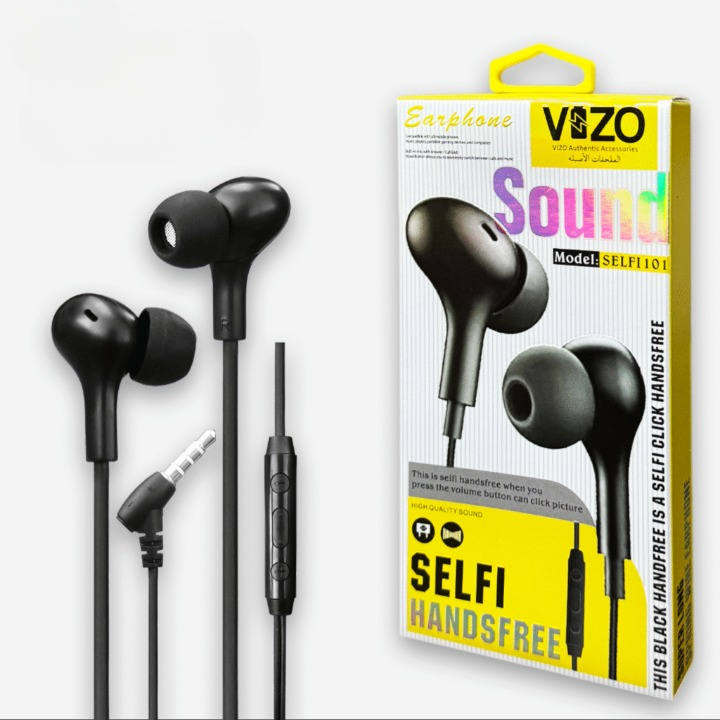 Selfi Gaming Handsfree | EarPhones for Mobile Phone | Best Quality Hands-Free For Mobile | Hand-Free For Android View Gallery - Pakistan