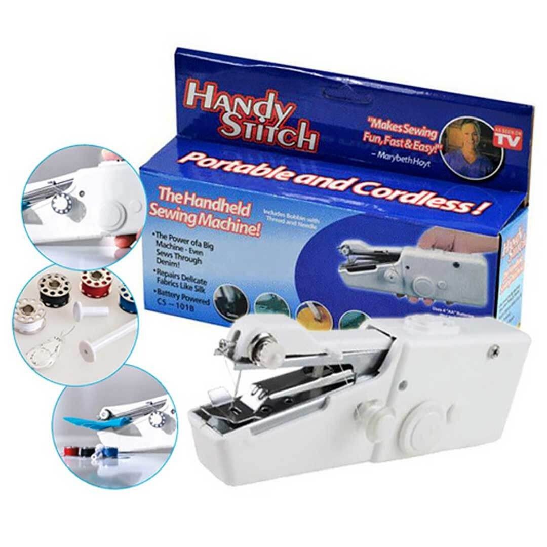 Handy Stitch Portable Cordless Sewing Machine | Quick Fabric Repairs & Easy Stitching Tool View Gallery - Pakistan