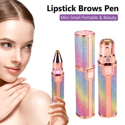 2 In 1 Hair Remover Chargeable , Multi Attractive Color With USB Charging Cable And Cleaning Brush View Gallery - Pakistan