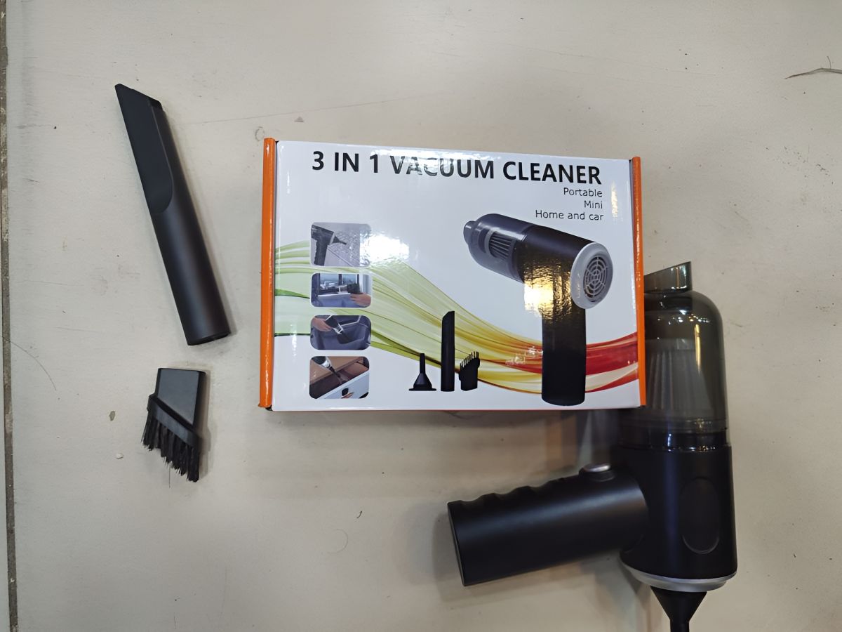 3 in 1 Portable Mini Vacuum Cleaner Duster Blower Air Pump Wireless Handheld Clean Microscopic dust Like Car, Home,Computer, Laptop, Flower, Mirror Vehicle Interior Cleaner View Gallery - Pakistan