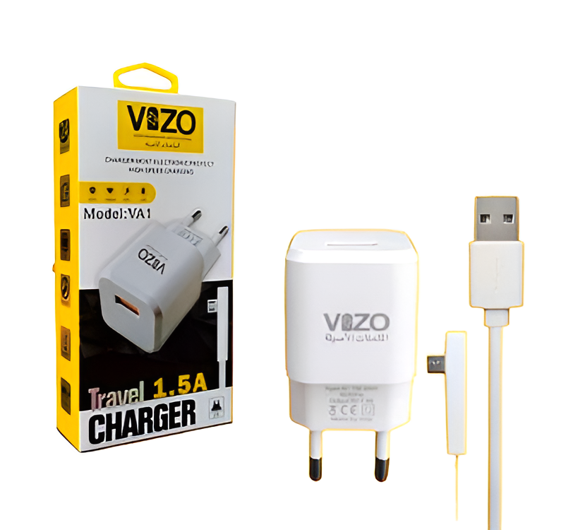 Va1 Micro Charger | Vizo VA1 Charger Micro USB Charger | Android Charger | Mobile Phone Charger - 1.5A Output Charger
