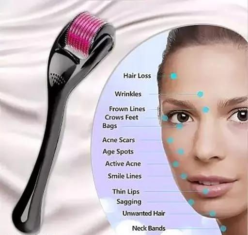 Skin Therapy 0.5 Derma Roller With 540 Micro Needle Roller For Men And Women | Derma Roller 540 Titanium Needle (0.5mm) View Gallery - Pakistan