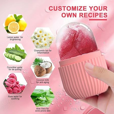 Reusable Facial Ice Roller for Face | Enhance Skin Glow Shrink &amp;Tighten Pores (random color) View Gallery - Pakistan