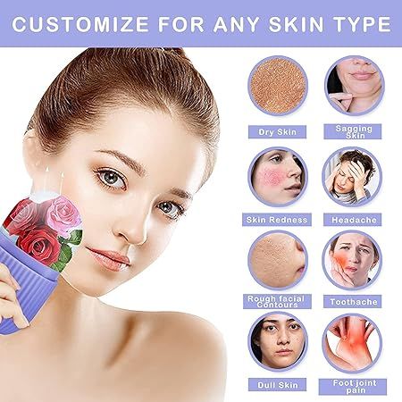 Reusable Facial Ice Roller for Face | Enhance Skin Glow Shrink &amp;Tighten Pores (random color) View Gallery - Pakistan