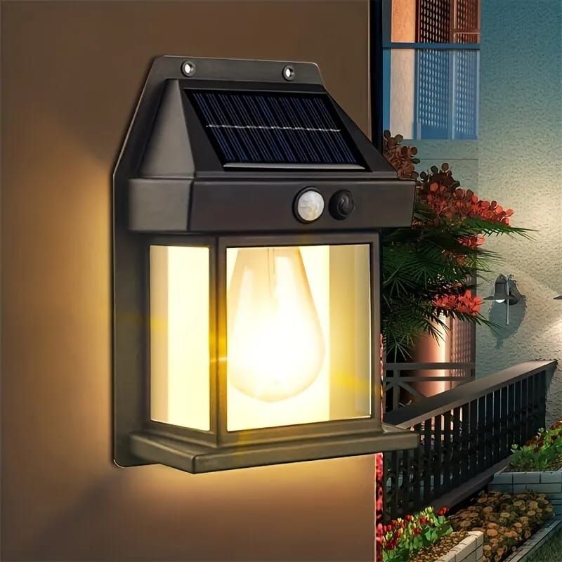 Solar Tungsten Filament Lamp Outdoor Waterproof Intelligent Induction Wall Lamp Courtyard Garden Villa Lighting(KT-666) View Gallery - Pakistan