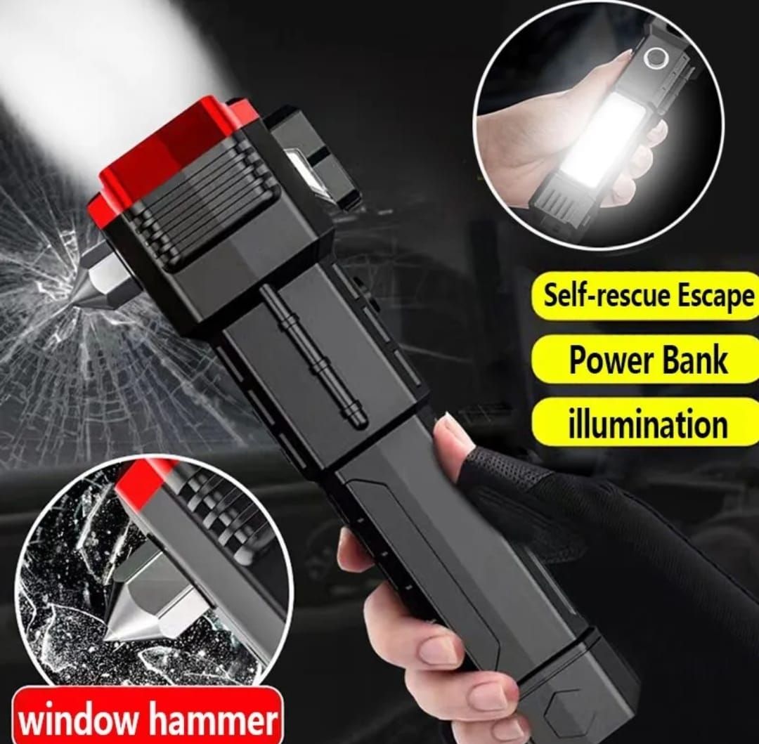 Versatile High-Power LED Flashlight: Rechargeable and Multifunctional for Your Lighting Needs View Gallery - Pakistan