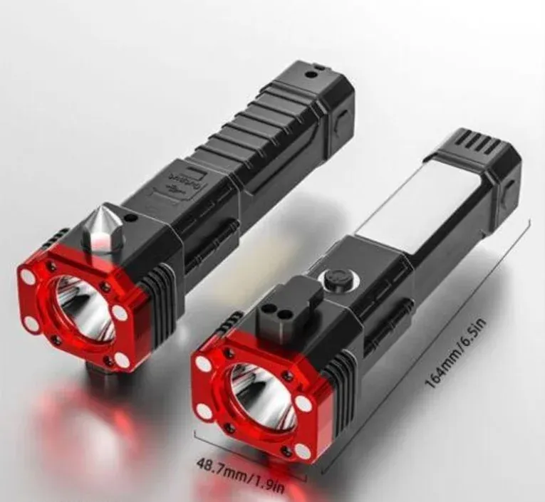 Versatile High-Power LED Flashlight: Rechargeable and Multifunctional for Your Lighting Needs View Gallery - Pakistan