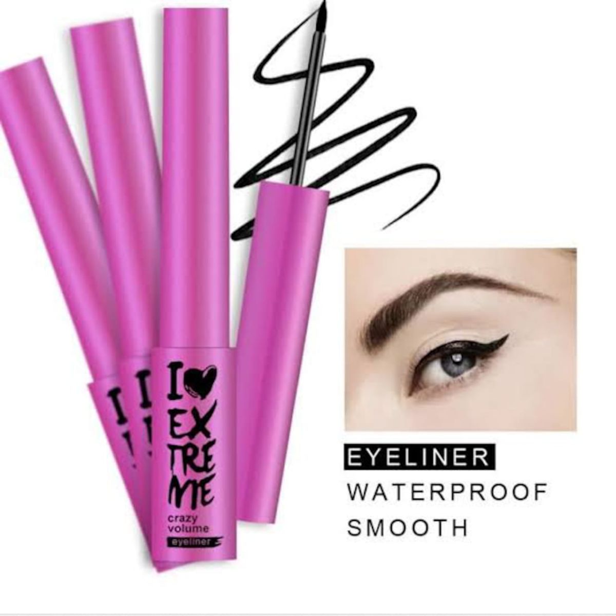 ( Pack of 2 ) Waterproof Mascara &amp; Liner Deal, View Gallery - Pakistan