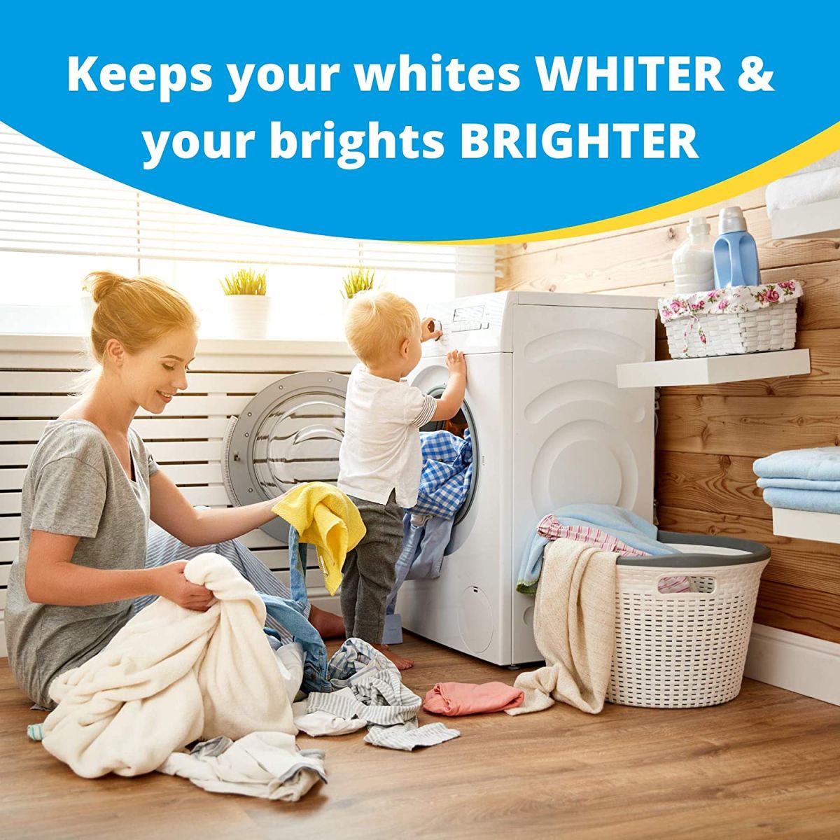 Sprouutt Color Grabber - 8 Sheets Stain Remover | Protects Laundry From Color Runs or Bleeds | Color Catcher, Dye Trapping Sheet View Gallery - Pakistan