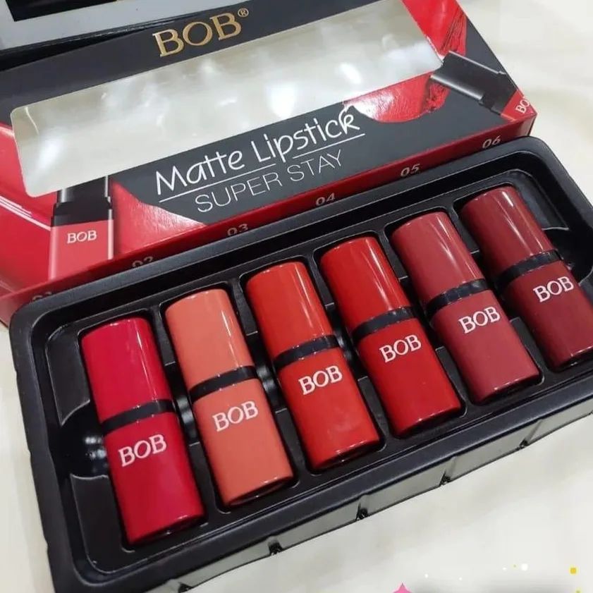 (Pack of 6 ) Bob Lipstick Set, View Gallery - Pakistan