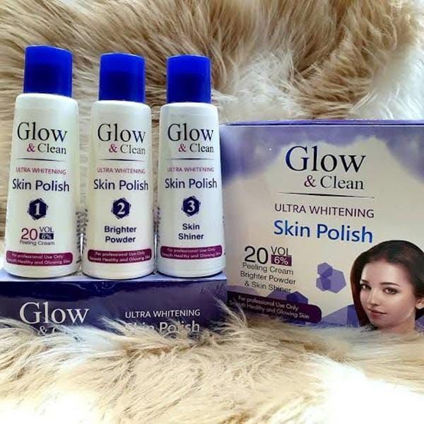 Glow &amp;amp; Clean Ultra Whitening Skin Polish Kit