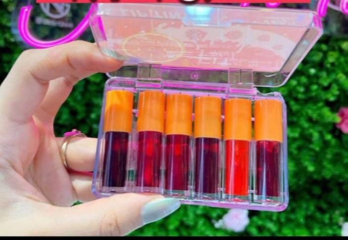 Pack of 6  Mini Lip Tints – Vibrant, Long-Lasting Color View Gallery - Pakistan