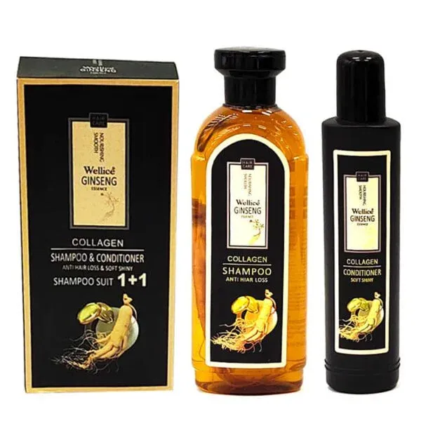 Wellice Ginseng Shampoo and Conditioner Pack for Healthy, Nourished Hair View Gallery - Pakistan