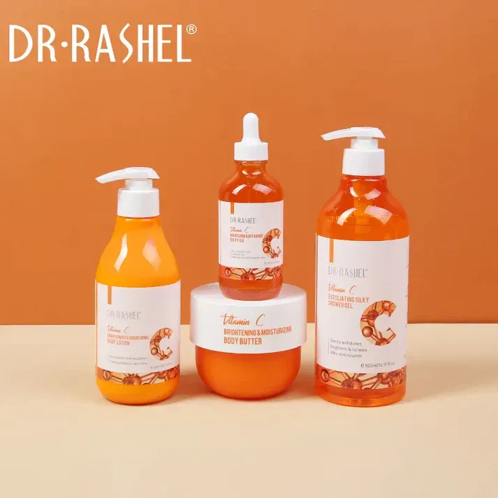 Dr.Rashel Vitamin C Brightening &amp; Nourishing 4-Pieces Body Care Set Gift Box Body care set View Gallery - Pakistan