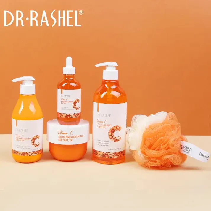 Dr.Rashel Vitamin C Brightening &amp; Nourishing 4-Pieces Body Care Set Gift Box Body care set View Gallery - Pakistan