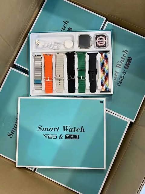 Y60 ULTRA  7 IN 1 Smart Watch (Random color) View Gallery - Pakistan