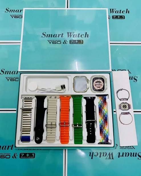 Y60 ULTRA  7 IN 1 Smart Watch (Random color) View Gallery - Pakistan
