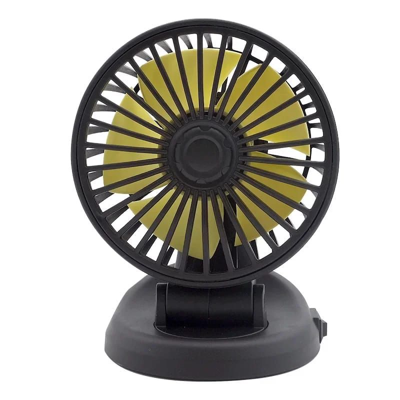 Portable Car Cooling Fan | Multi-Angle Rotatable with USB cable for Car Truck SUV RV 5V USB Powered View Gallery - Pakistan