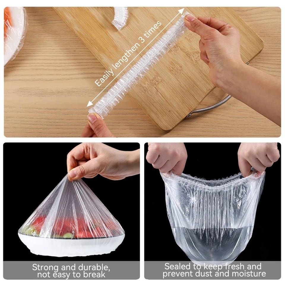 100 pcs Disposable Food Cover Plastic Shopper Bags View Gallery - Pakistan