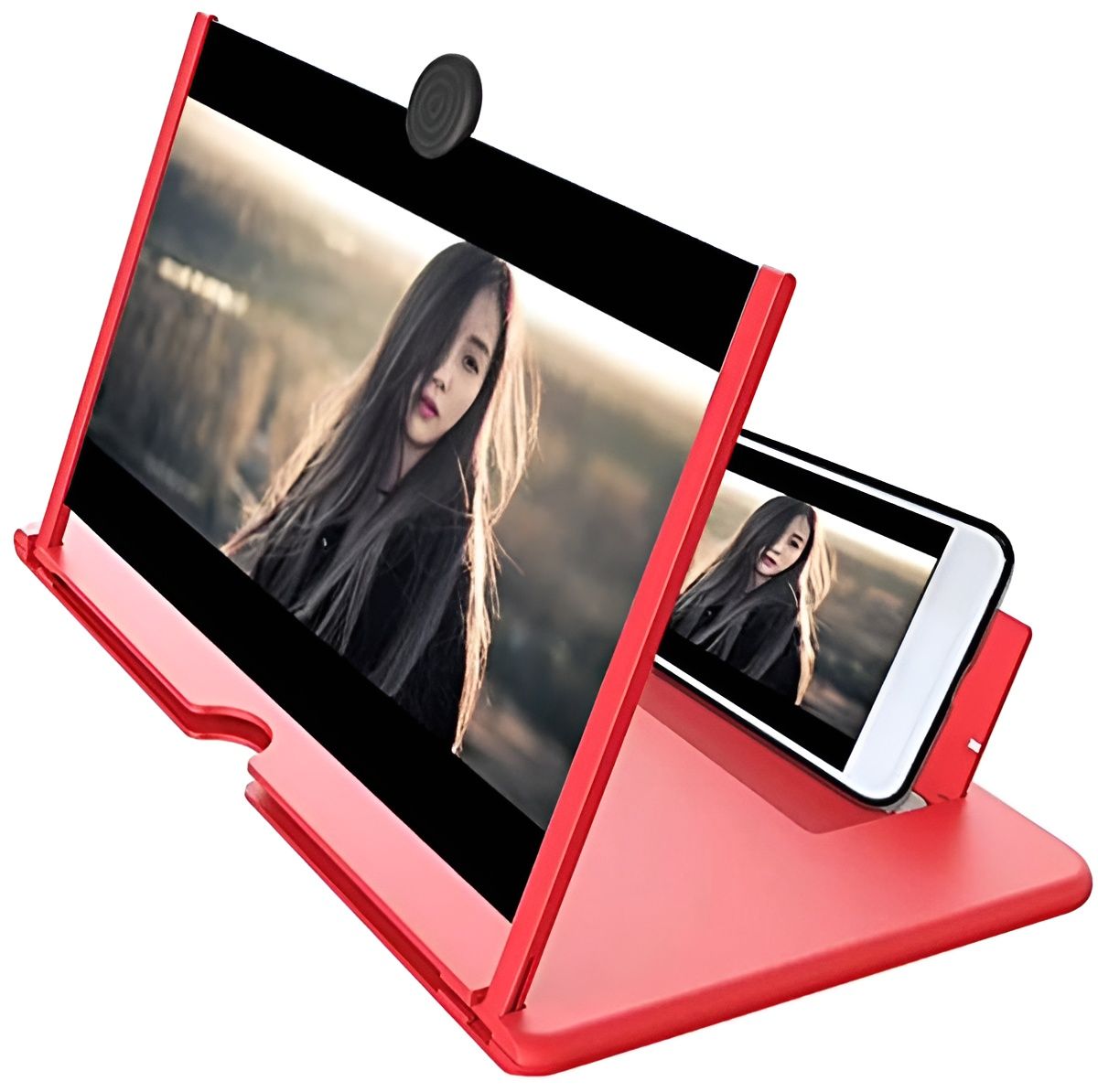 F3 Mobile Screen Magnifier | Magnify the mobile Screen for large display - 7 inch (Random color ) View Gallery - Pakistan