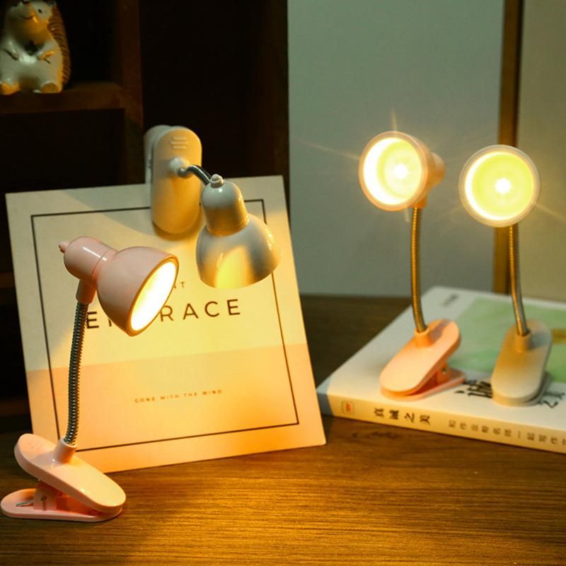 1Pc Mini Led Clamp Reading Lamp Night Lights (Random color) View Gallery - Pakistan