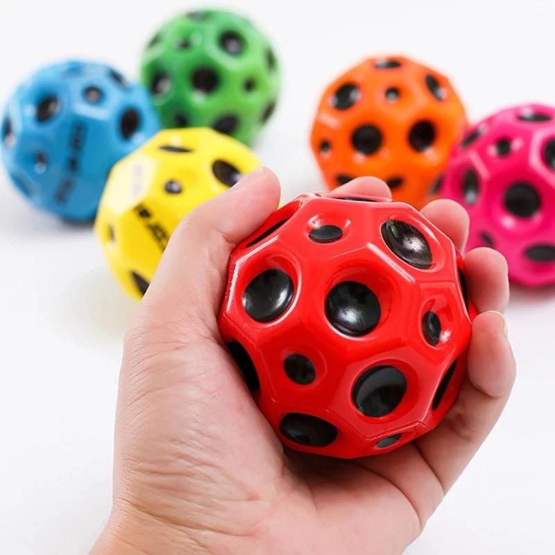 pack of 2 High Resilience Hole Ball Soft Bouncy Ball Anti-fall Moon Shape Porous Bouncy Ball Kids Indoor Outdoor Balls High Bouncing Moon Stress Ball (random color) View Gallery - Pakistan