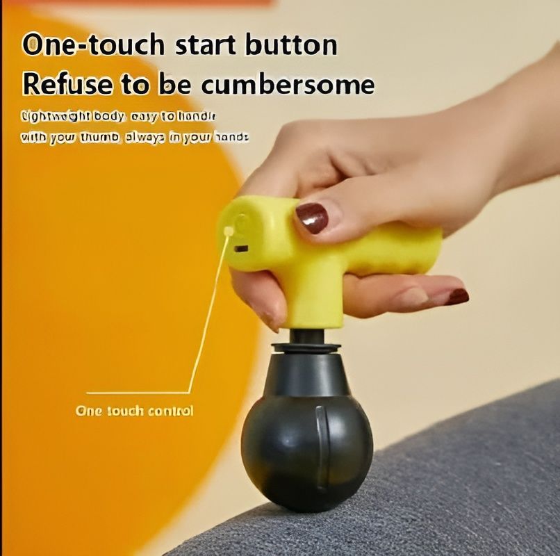 Blueide Mini rechargeable Fascial Gun Deep Muscle Massager (Random color) View Gallery - Pakistan