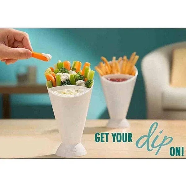 French Fries Cup potato Fries Holder with ketchup Holder for Sauce (Random Color ) View Gallery - Pakistan
