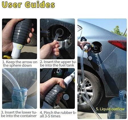 Multipurpose Liquid Transfer Pump | Portable Manual Oil, Water, Fuel Hand Transfer Pump - 5 ft (random color ) View Gallery - Pakistan