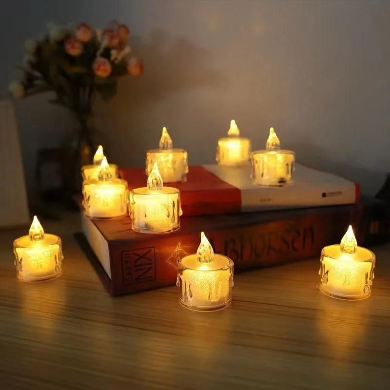 Pack of 12 Warm White Flameless Led Tealight Candle Decorative Battery Operated Tea Lights View Gallery - Pakistan