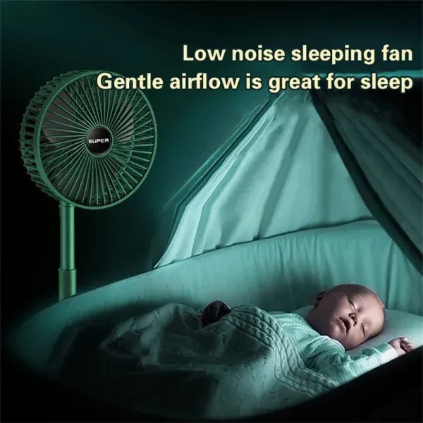 Telescopic Folding Fan Summer Silent Desktop Retractable Fan for Office Bedroom School USB Ventilator (Electric Usb Operated) (random color) View Gallery - Pakistan