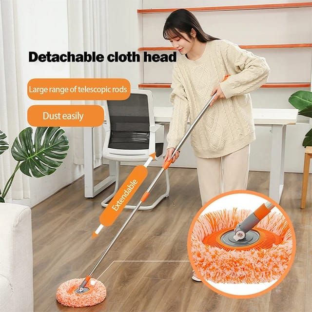 360° Rotatable Cleaning Mops Adjustable Multifunctional Sunflower Chenille Magic Mop Head Microfiber Dust Mops Window Cleaning View Gallery - Pakistan